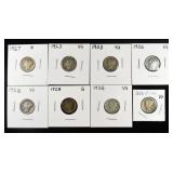 (8) MERCURY DIMES