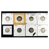 (8) MERCURY DIMES