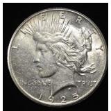 1925-S PEACE DOLLAR CH AU