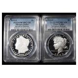 2023-S MORGAN & PEACE DOLLARS PCGS PR70