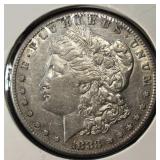 1883-S MORGAN DOLLAR AU