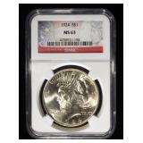 1924 PEACE DOLLAR NGC MS-63