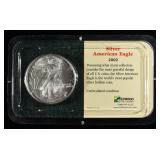 2002 AMERICAN SILVER EAGLE