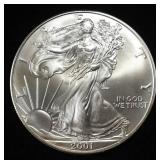 2001 AMERICAN SILVER EAGLE