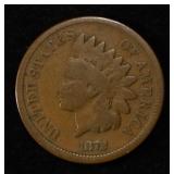 1872 INDIAN HEAD CENT GOOD/VG