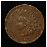1874 INDIAN HEAD CENT VF