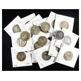 (20) 90% SILVER STANDING LIBERTY QUARTERS
