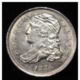 1834 BUST DIME BU