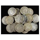 $10 80% SILVER CANADIAN HALVES