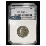1978 WASHINGTON QUARTER PCI SUPERB GEM BU +