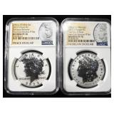2023-S MORGAN & PEACE DOLLARS NGC REVERSE PR70