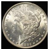 1885 MORGAN DOLLAR CH BU