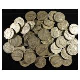 (50) WAR NICKELS
