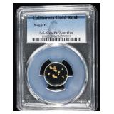 CALIFORNIA GOLD RUSH NUGGETS PCGS