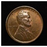 1919-S LINCOLN CENT CH BU RB