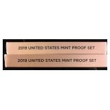 (2) 2019 MINT PROOF SETS