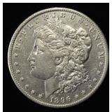 1896-O MORGAN DOLLAR AU