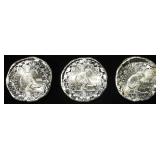 (3) 1/4 TROY OZ .999 SILVER