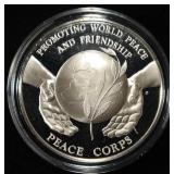 APROX 0.8 OZ 90% SILVER PEACE CORPS