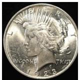 1923 PEACE DOLLAR BU