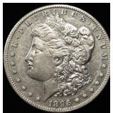 1896-S MORGAN DOLLAR CH AU