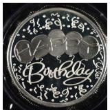 2011 HAPPY BIRTHDAY 1 OZ .999 SILVER ROUND