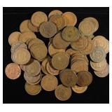 (65) INDIAN CENTS FROM THE 80'S, 90'S, 00'S