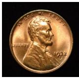 1932-D LINCOLN CENT GEM BU RD
