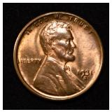 1931-S LINCOLN CENT CH/GEM BU RB