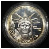 1986 MTB 1 OZ .999 SILVER ROUND