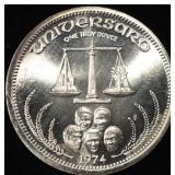 UNIVERSARO 1 OZ .999 SILVER ROUND