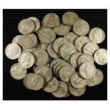 (50) WAR NICKELS