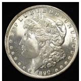 1890-O MORGAN DOLLAR CH BU