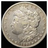 1893-CC MORGAN DOLLAR VF/XF