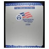 JEFFERSON NICKELS COLLECTION U.S. MINT