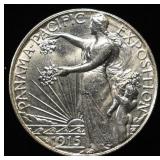 1915-S PAN-PAC COMMEM HALF DOLLAR CH BU