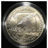 1987 $1 COMMEM CONSTITUTION BICENTENNIAL