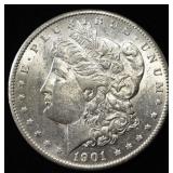 1901-S MORGAN DOLLAR AU/BU