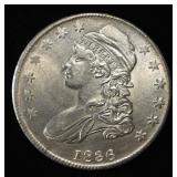1836 BUST HALF DOLLAR BU