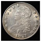 1827 BUST HALF DOLLAR BU