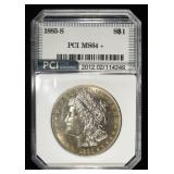 1883-S MORGAN DOLLAR PCI CH/GEM BU