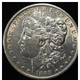 1889-O MORGAN DOLLAR AU