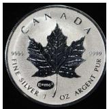 2015 MAPLE LEAF 1 OZ .999 SILVER ROUND