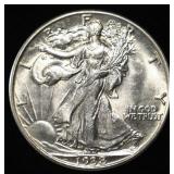 1938-D WALKING LIBERTY HALF CH BU