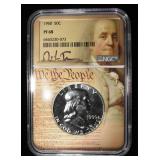 1960 FRANKLIN HALF DOLLAR NGC PF68