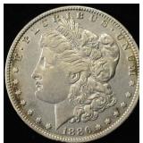 1886-O MORGAN DOLLAR AU