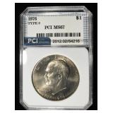 1976 TYPE 2 EISENHOWER DOLLAR PCI SUPERB GEM BU
