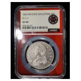 1834 BUST HALF DOLLAR NGC XF-40 O-111