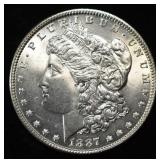 1887 MORGAN DOLLAR CH BU