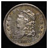 1836 BUST HALF DIME AU/BU